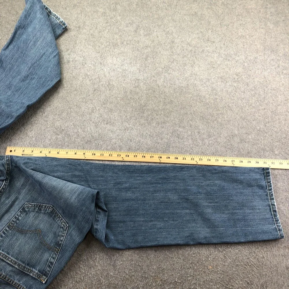 Levis 559 Jeans Mens 36x32 Blue Medium Wash Relaxed Straight Denim Pants Casual